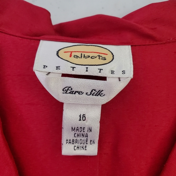 Talbots Pure Silk Top - Picture 3 of 6